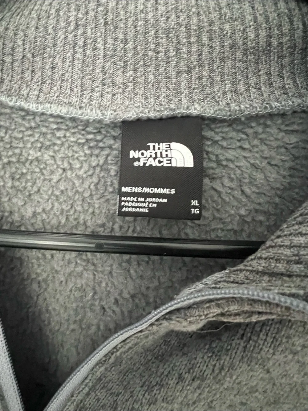 The North Face Men's Gray Half-Zip Sweater
